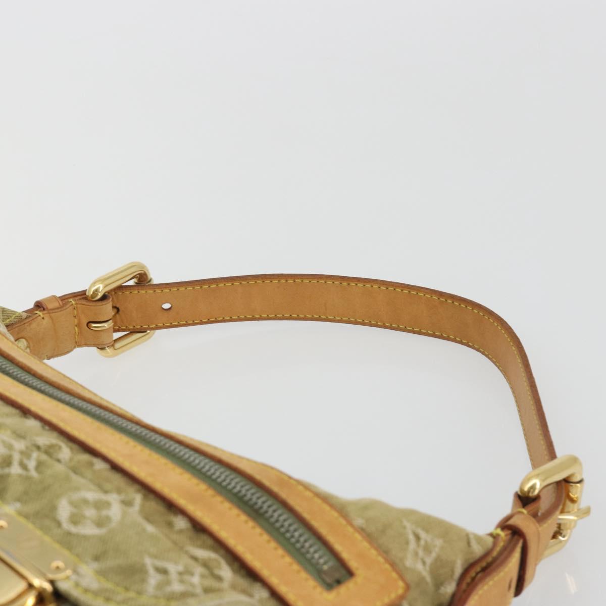 Louis Vuitton Denim Buggy PM Shoulder Bag Khaki Authentic yk20636V - photo 8