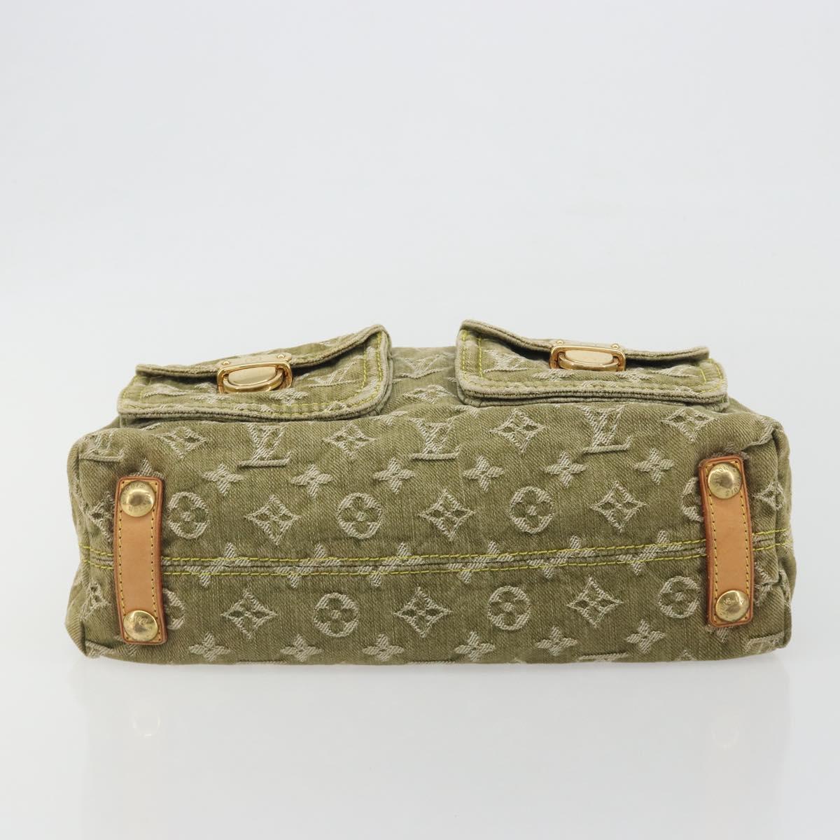 Louis Vuitton Denim Buggy PM Shoulder Bag Khaki Authentic yk20636V - photo 9