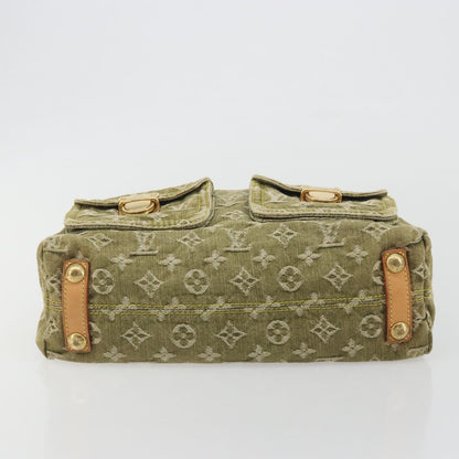 Louis Vuitton Denim Buggy PM Shoulder Bag Khaki Authentic yk20636V - photo 9