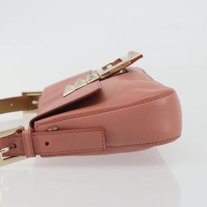 FENDI Studs Baguette Bag Pelle Rosa Originale | Mamma Baguette Borchie