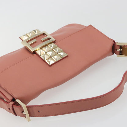 FENDI Studs Baguette Bag Pelle Rosa Originale | Mamma Baguette Borchie
