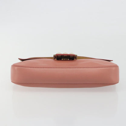 FENDI Studs Baguette Bag Pelle Rosa Originale | Mamma Baguette Borchie