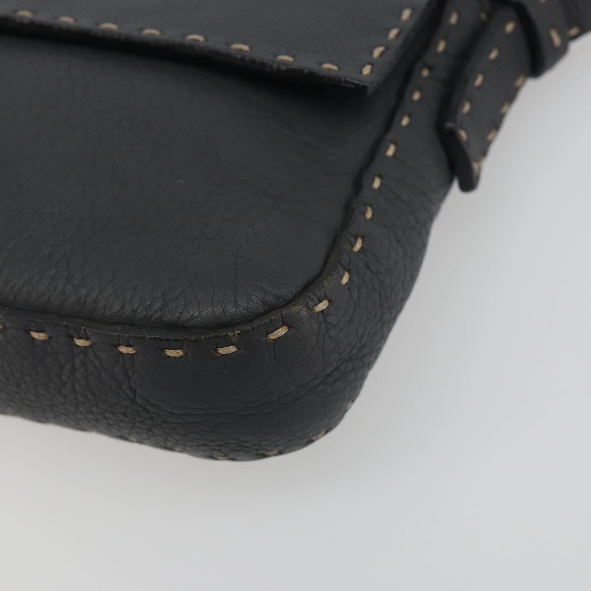 FENDI Celeria Baguette Bag Pelle Grigia Originale | Mamma Baguette Argento