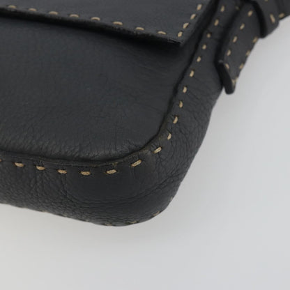 FENDI Celeria Baguette Bag Pelle Grigia Originale | Mamma Baguette Argento