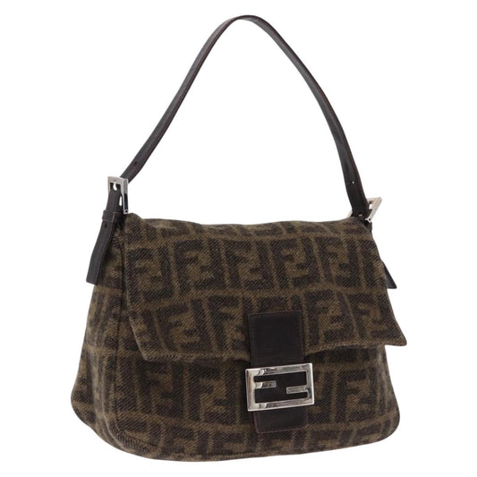 FENDI Zucca Baguette Bag Lana Marrone Originale | Mamma Baguette Vintage