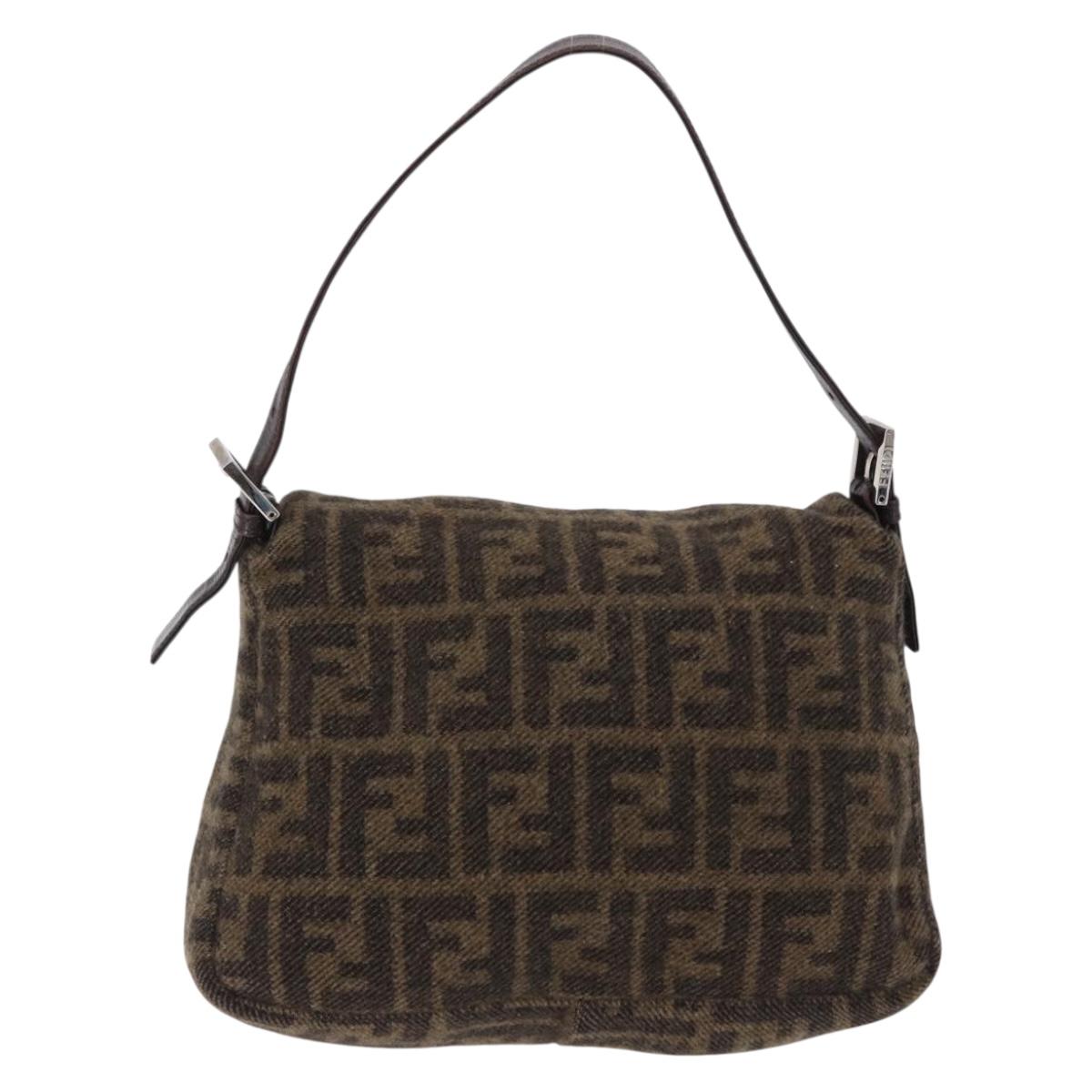 FENDI Zucca Baguette Bag Lana Marrone Originale | Mamma Baguette Vintage