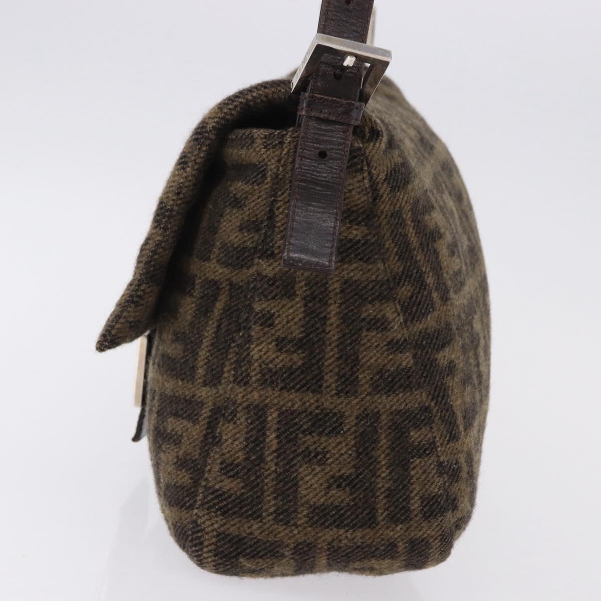 FENDI Zucca Baguette Bag Lana Marrone Originale | Mamma Baguette Vintage