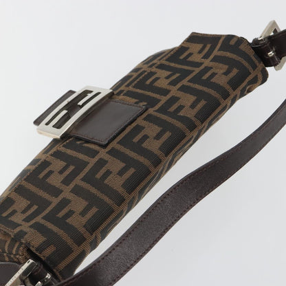 FENDI Zucca Canvas Baguette Bag Marrone Argento Originale | Mamma Baguette