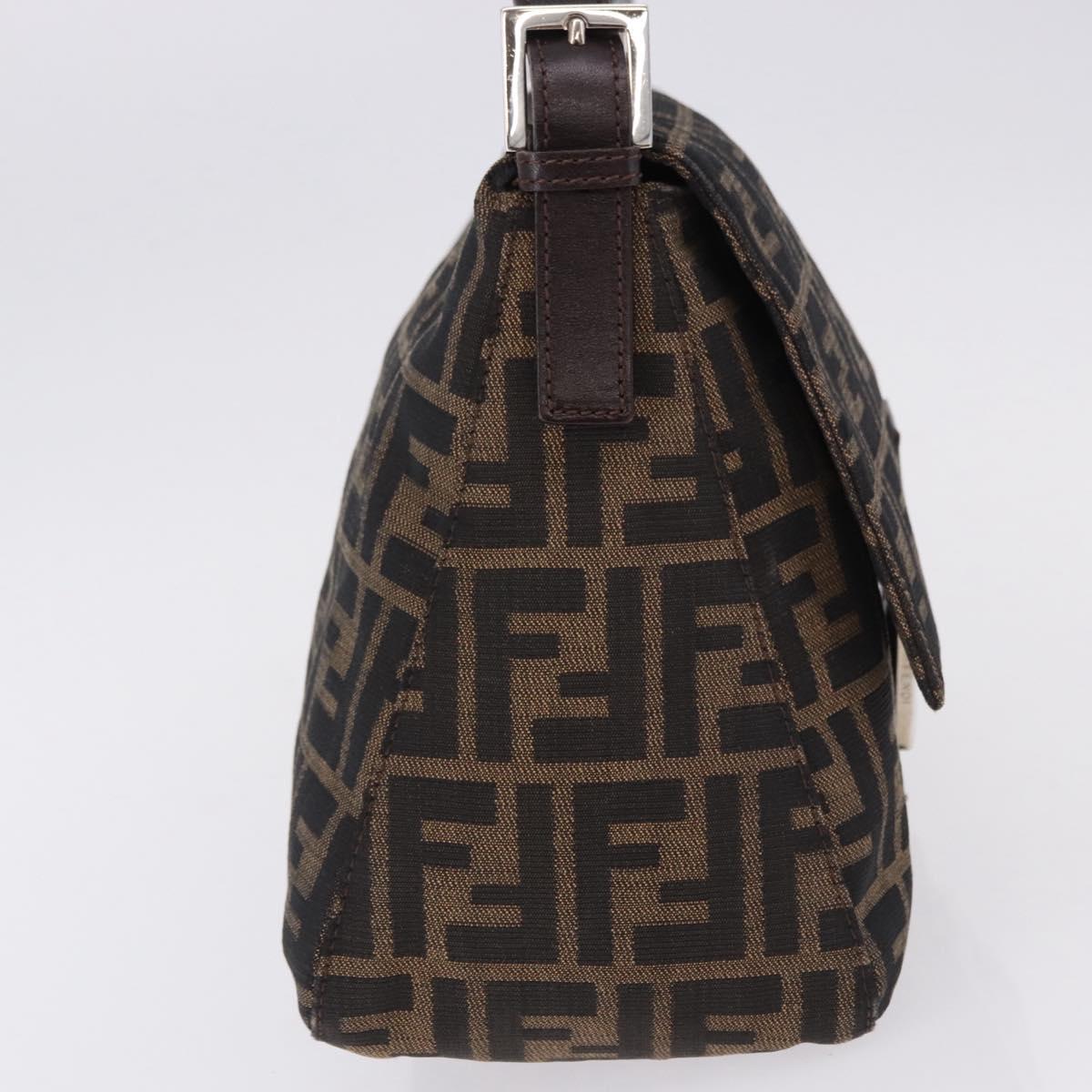 FENDI Zucca Canvas Baguette Bag Marrone Argento Originale | Mamma Baguette
