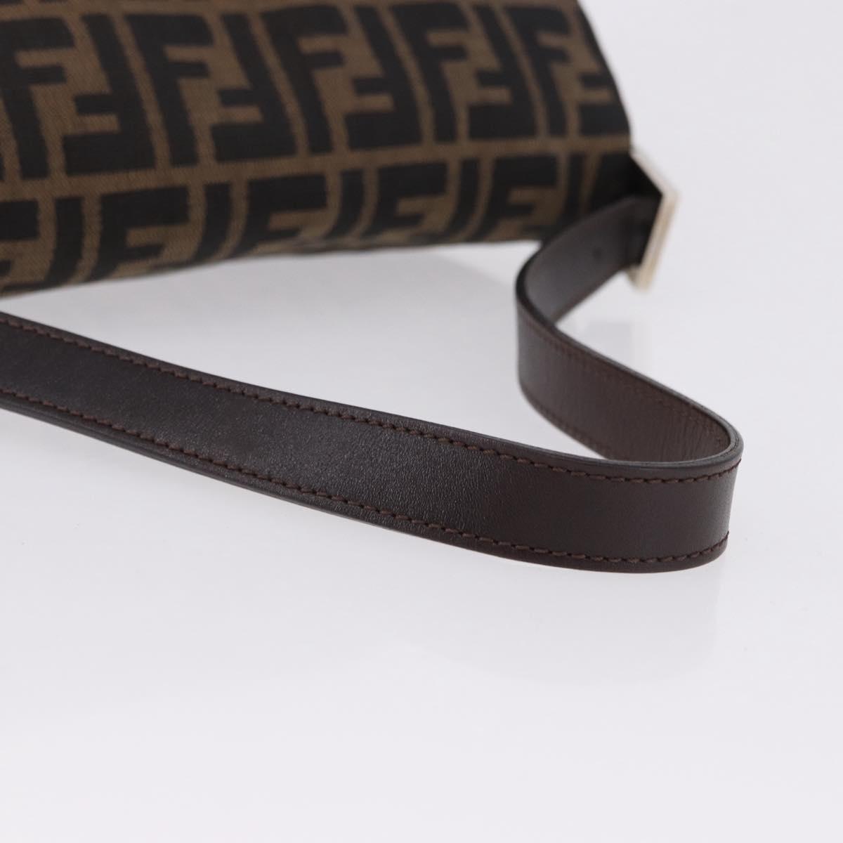 FENDI Zucca Canvas Baguette Bag Marrone Argento Originale | Mamma Baguette