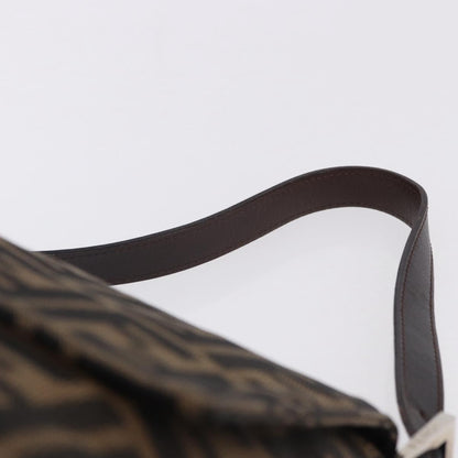 FENDI Zucca Canvas Baguette Bag Marrone Argento Originale | Mamma Baguette