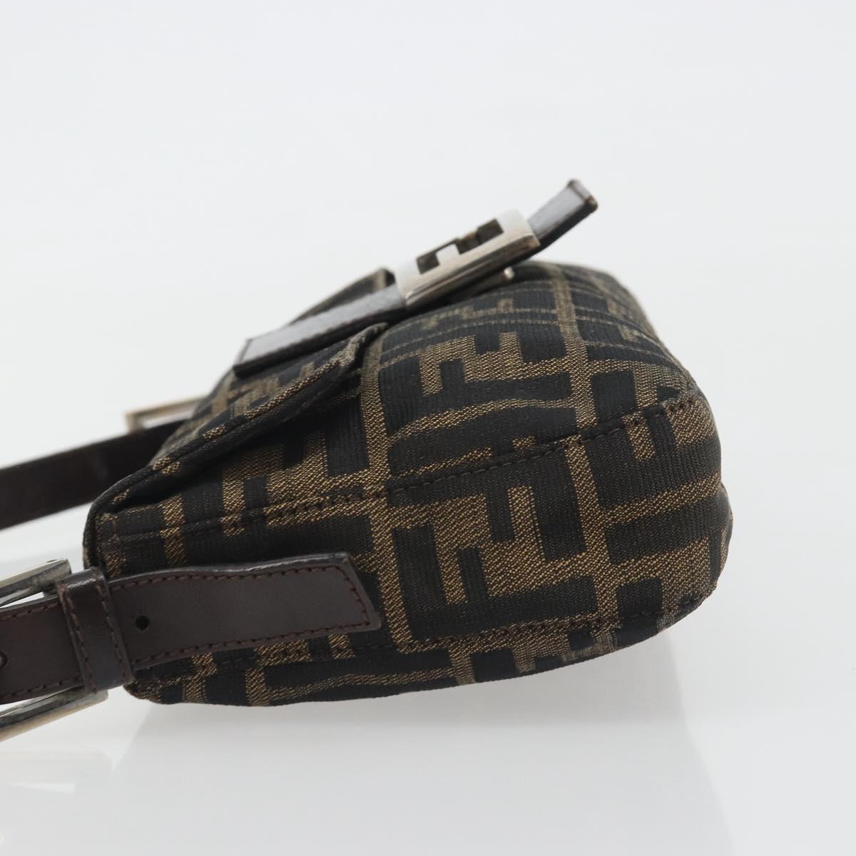 FENDI Zucca Canvas Baguette Bag Marrone Argento Originale | Mamma Baguette