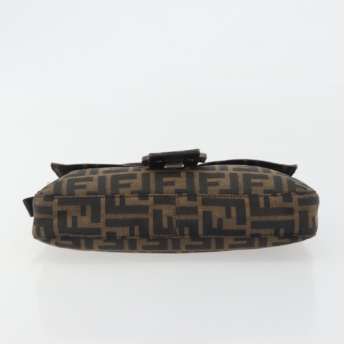 FENDI Zucca Canvas Baguette Bag Marrone Argento Originale | Mamma Baguette