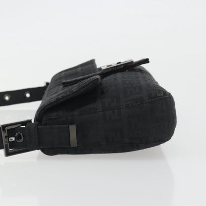 FENDI Zucchino Canvas Baguette Bag Nera Originale | Mamma Baguette 8BR000