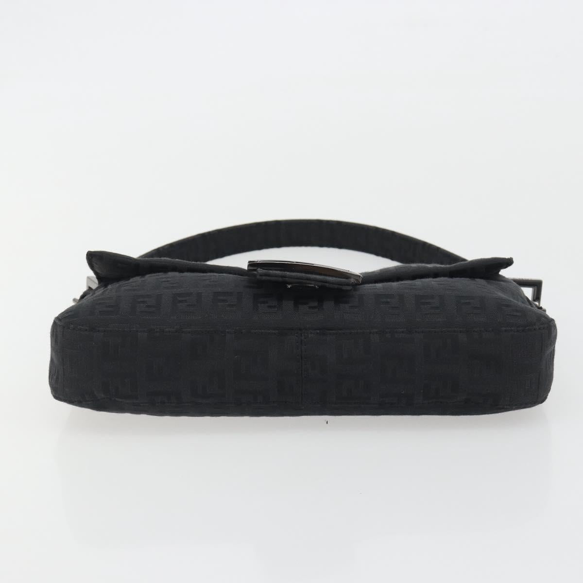 FENDI Zucchino Canvas Baguette Bag Nera Originale | Mamma Baguette 8BR000