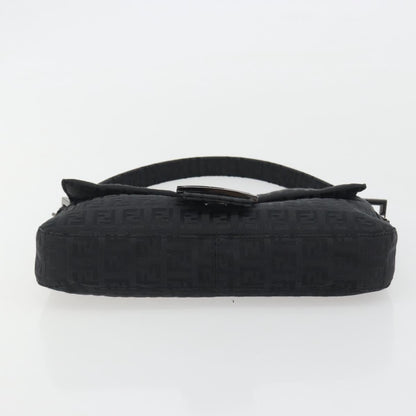 FENDI Zucchino Canvas Baguette Bag Nera Originale | Mamma Baguette 8BR000