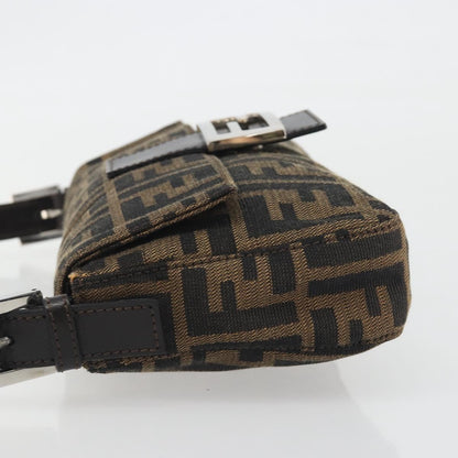 FENDI Zucca Canvas Baguette Bag Marrone Argento Originale | Mamma Baguette
