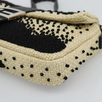 FENDI Selleria Ricamo Floreale Baguette Bag Beige Originale | 8BR101