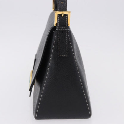 FENDI Mamma Baguette Bag Pelle Nera Originale | Borsa Vintage Oro