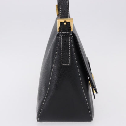 FENDI Mamma Baguette Bag Pelle Nera Originale | Borsa Vintage Oro