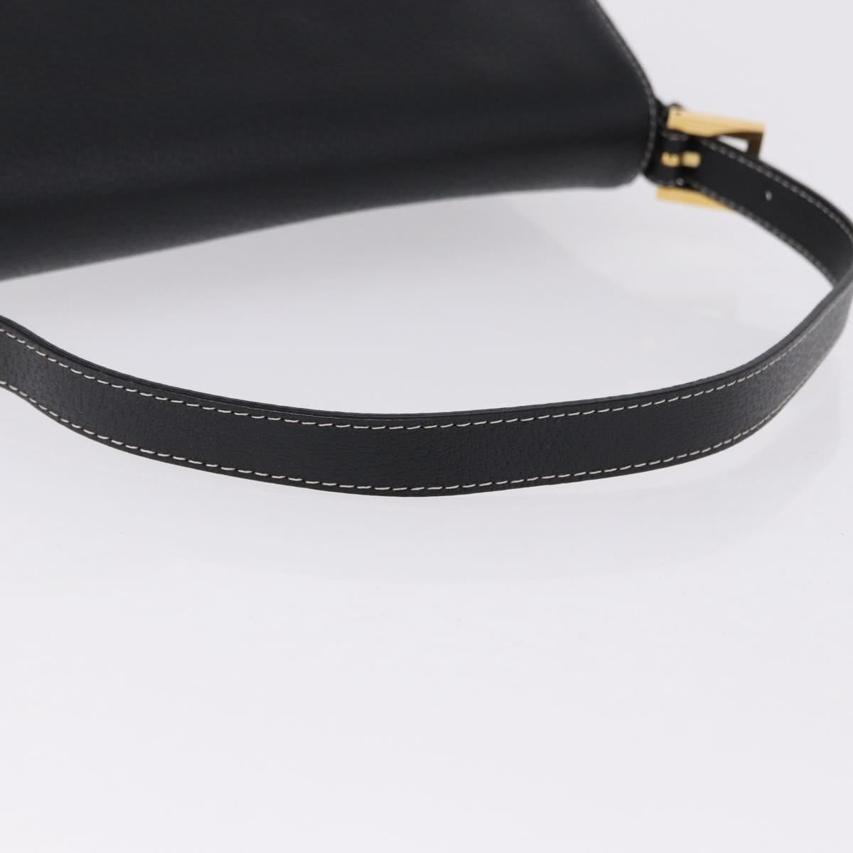 FENDI Mamma Baguette Bag Pelle Nera Originale | Borsa Vintage Oro
