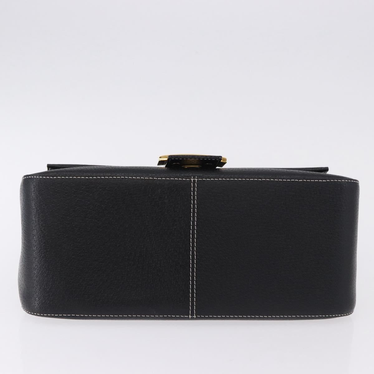 FENDI Mamma Baguette Bag Pelle Nera Originale | Borsa Vintage Oro