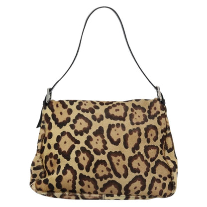 FENDI Mamma Baguette Bag Harako Pelle Cavallino Marrone Originale