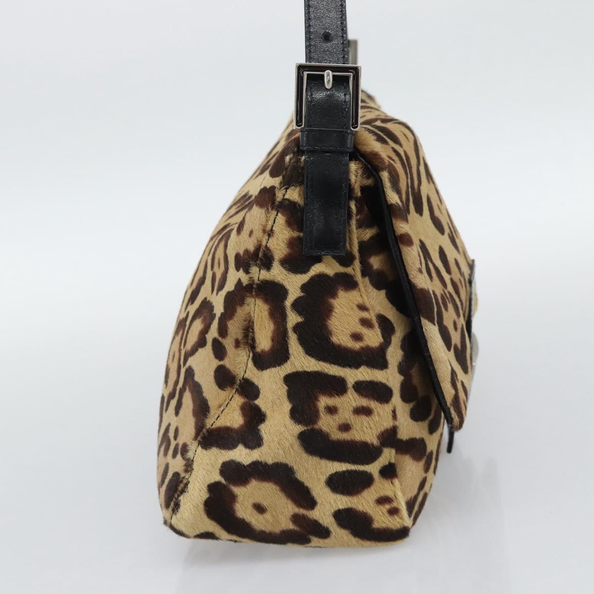 FENDI Mamma Baguette Bag Harako Pelle Cavallino Marrone Originale