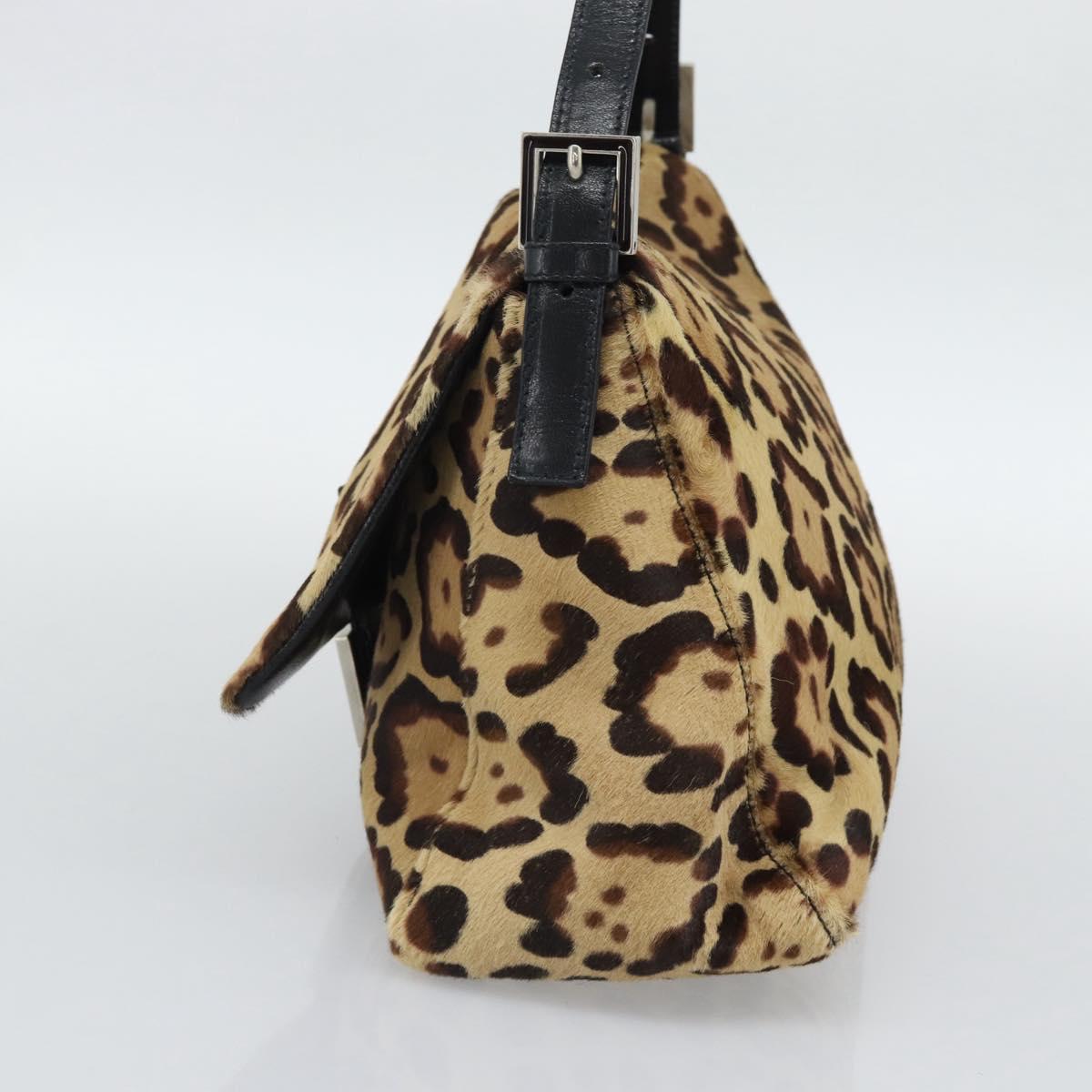 FENDI Mamma Baguette Bag Harako Pelle Cavallino Marrone Originale