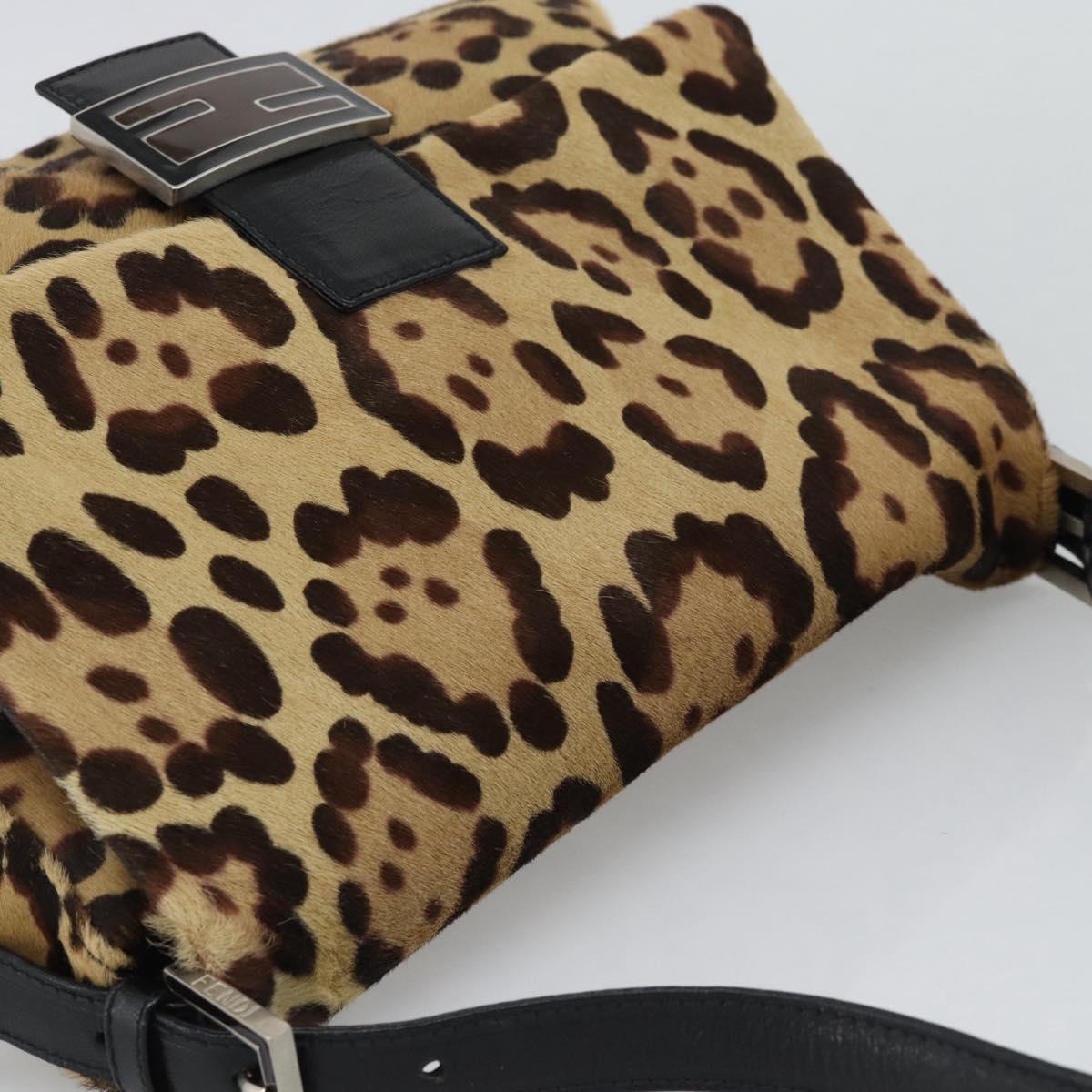 FENDI Mamma Baguette Bag Harako Pelle Cavallino Marrone Originale
