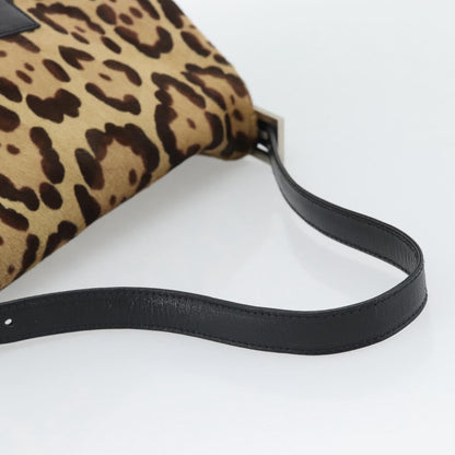 FENDI Mamma Baguette Bag Harako Pelle Cavallino Marrone Originale