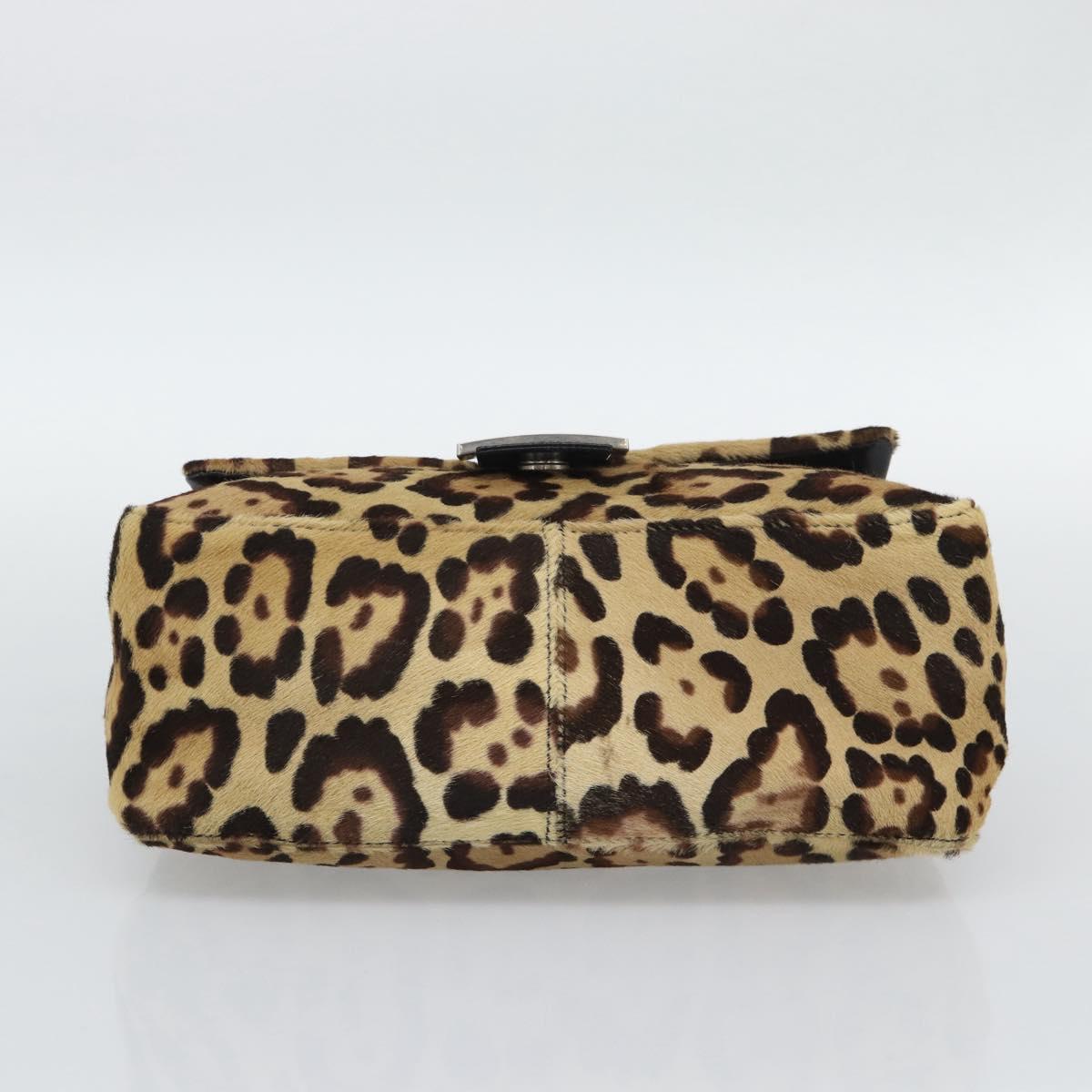 FENDI Mamma Baguette Bag Harako Pelle Cavallino Marrone Originale