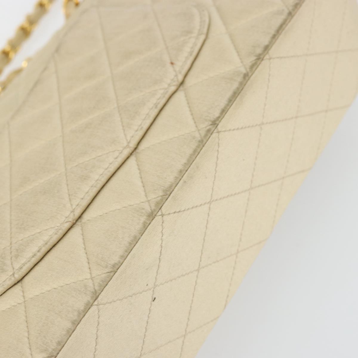 CHANEL Double Flap Matelasse 25 Bag Raso Beige Originale | Catena Oro