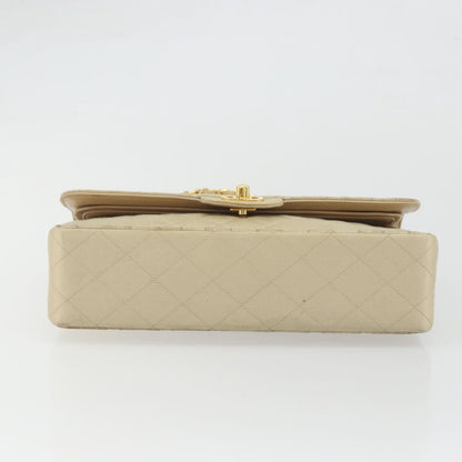 CHANEL Double Flap Matelasse 25 Bag Raso Beige Originale | Catena Oro